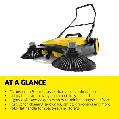 Kärcher S 6 Twin Yellow Cordless Walk-Behind Floor Sweeper