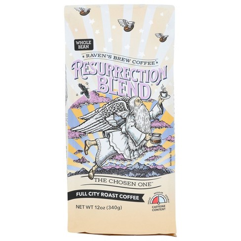 Raven's Brew Resurrection Blend Whole Bean Full City Medium Roast Coffee - 12oz - image 1 of 4