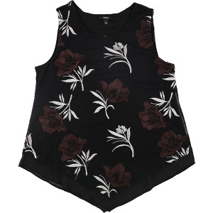 Alfani Womens Embroidered Floral Sleeveless Blouse Top - 1 of 1