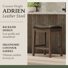 Maven Lane Adrien Backless Saddle Kitchen Stool, Set of 4 - 2 of 4