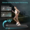 KERDOM Walking Pad Treadmill, Under Desk Treadmill, Treadmill for Home Office, Quiet Treadmill 2 in 1 for Walking and Jogging - 2 of 4