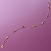 Pure Collection by Ross-Simons 0.69 ct. t.w. Multi-Gemstone Station Bracelet in 14kt Yellow Gold - 3 of 4