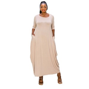 L I V D Women's Evelyn Bubble Hem Pocket Dress - 1 of 3