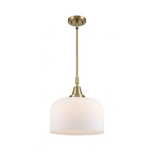 Bell - 1 Light Stem Hung Mini Pendant In Industrial Style-14.13 Inches Tall and 12 Inches Wide - 1 of 1