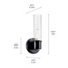 Kichler Lighting Aviv 1 - Light Sconce in  Black - 4 of 4