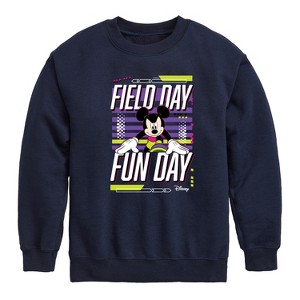 Boys' - Disney - Field Day Fun Day Graphic Long Sleeve Fleece Sweatshirt - 1 of 4