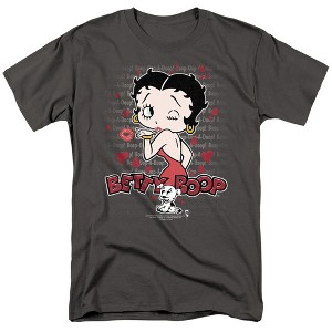 Men's Betty Boop Classic Kiss T-Shirt - 1 of 4