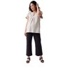 Ingrid & Isabel Maternity Short Flutter Sleeve Popover Top - 3 of 4