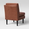 Gelbin Faux Leather Slipper Chair with Wood Legs - Project 62™ - image 4 of 4