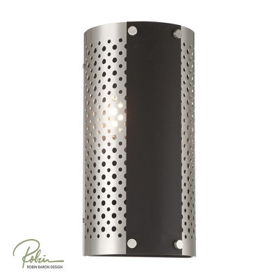 George Kovacs Lighting Noho 2 - Light Sconce in  Brushed Nickel/Sand Coal
