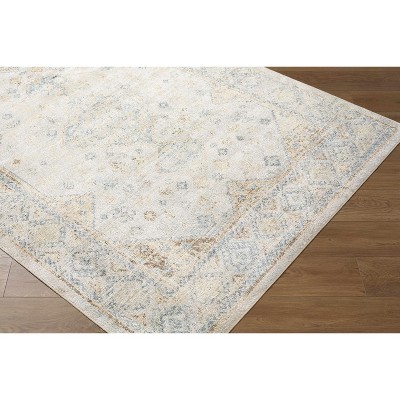 Hauteloom Bhavya Cream Washable Area Rug