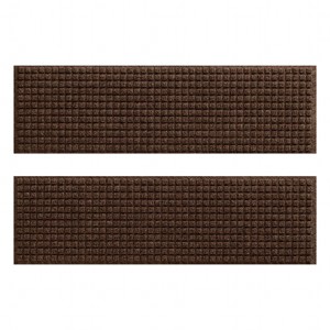 WaterHog 8.5"x30" Set of 4 Squares Indoor/Outdoor Stair Treads Door Mats - 1 of 4