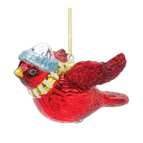 Melrose Glass Cardinal Bird Ornament (Set of 6) - image 1 of 3