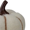 Northlight 5" Cream and Brown Fall Harvest Tabletop Pumpkin - 4 of 4