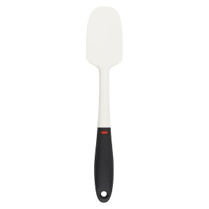 OXO Silicone Spoon Spatula White - 1 of 3