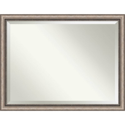 44 X 34 Lyla Ornate Framed Bathroom Vanity Wall Mirror Silver - Amanti  Art : Target