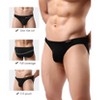 Avidlove Mens Bikini Underwear Low Rise Briefs Microfiber Underpants 4 Pack - 4 of 4