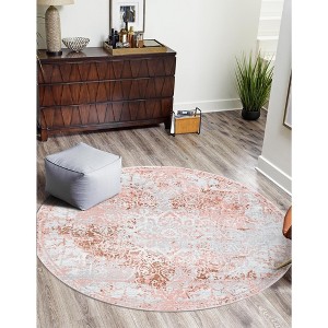 Unique Loom Kamala Washable Collection Area Rug - Vintage - 1 of 4