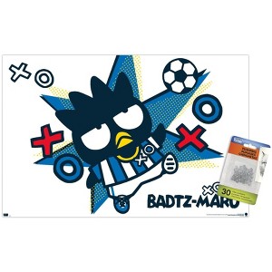 Trends International Hello Kitty and Friends: 21 Sports - Badtz-Maru Soccer Unframed Wall Poster Prints - 1 of 4