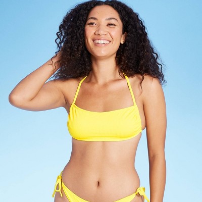 target yellow bikini top