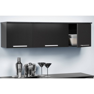 47.25'' W x 13'' H Black Standard Wall Cabinet Ready-to-Assemble
