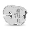 Black Bow Jewelry Sterling Silver Calgary Flames NHL Bead Charm - 4 of 4