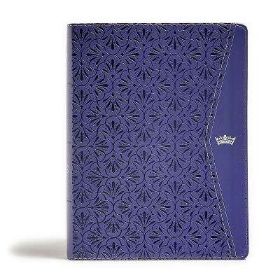 CSB Tony Evans Study Bible, Purple Leathertouch - (Leather Bound)
