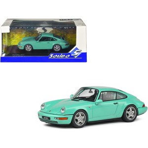 Porsche 911 (964) RS Clubsport Mint Green 1/43 Diecast Model Car by Solido - 1 of 4