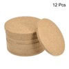 Unique Bargains Soft Thickened Cork Temperature-Resistant Tableware Coasters - 3 of 4