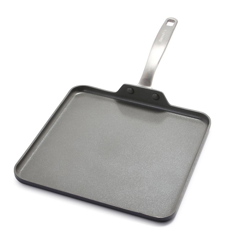 GreenPan Chatham Hard Anodized Healthy Ceramic Nonstick 11&#34; Griddle Pan - Gray, 1 of 9