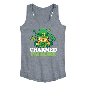 Women's - Garfield - Charmed I'm Sure Graphic Racerback Tank - 1 of 4