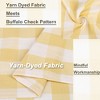 Yarn-Dyed Buffalo Gingham Kitchen Valance, Tier Curtains and Tie Up Curtains - 3 of 3