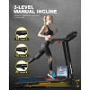 FYC 330lb Weight Capacity 3.5HP Folding Treadmill for Home with Incline Portable Electric Treadmill - 2 of 4