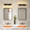 PAKOKULA 3-Light Bathroom Vanity Light with Clear Glass Shades - 3 of 4