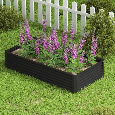 Wooakway Outdoor/Indoor/Decor Metal Planter Boxes Raised Garden Beds Planter Pots Cachepots Nursery Pots