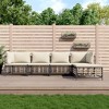 vidaXL Garden Lounge Set Anthracite - 2 of 4