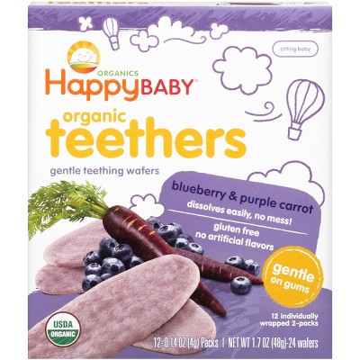 happy baby organic teethers age