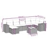 vidaXL Garden Sofa Set Beige Poly Rattan Large Modular Garden Sofa Set - 4 of 4