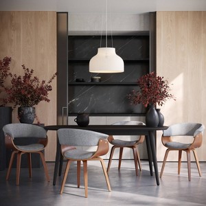 Set of 2 Fabrico Mid-Century Modern Dining/Accent Chair - Lumisource - 1 of 4