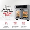 Kitchen Elite 26 Qt French Door Air Fryer Oven, Countertop Cooker w/ LED Display - 3 of 4