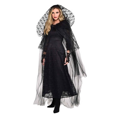 black lace cape halloween