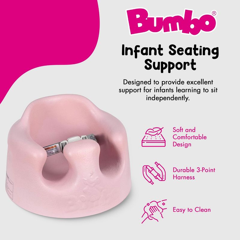 Bumbo Infant Soft Foam Floor Seat with 3 Point Adjustable Harness, 5 of 8