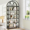 Tribesigns 78.7" 6-Tier Top-Arched Bookshelf - 2 of 4