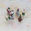 Storied Home 6-Piece Handmade Wool Felt Mice in Holiday Clothes Ornaments in Egg Crate, Multicolor - 2 of 2