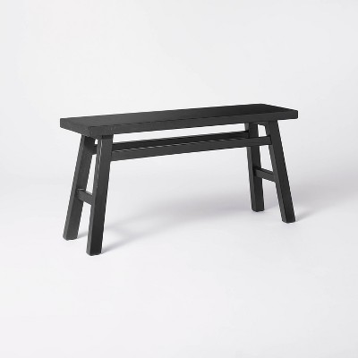 Thatcher Wood Bench Black - Threshold™ designed with Studio McGee