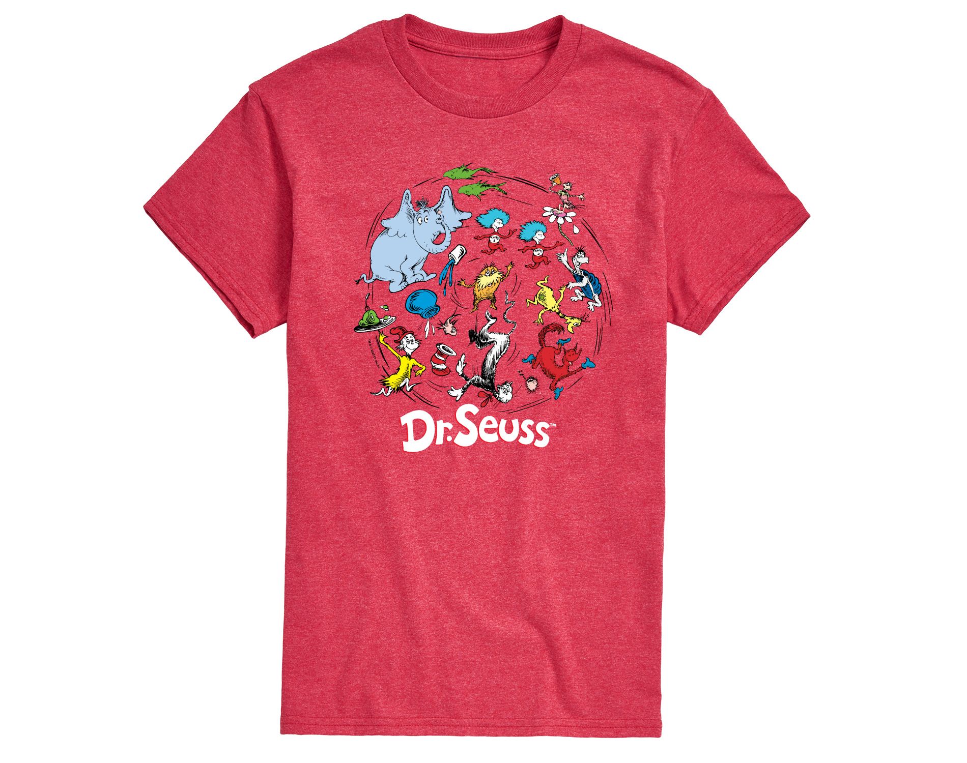 Men's - Dr. Seuss - Character Collage Short Sleeve Graphic T-Shirt