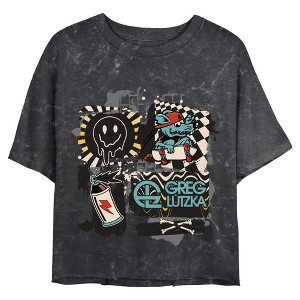 Juniors Greg Lutzka Skater Rat Art T Shirt - 1 of 4
