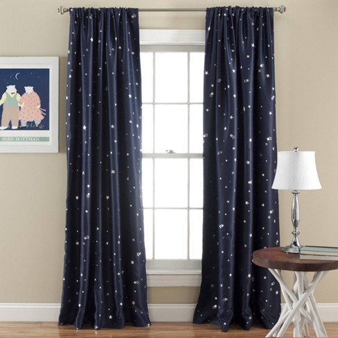 84 X52 Star Blackout Window Curtain, Target Living Room Curtains