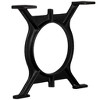 vidaXL Coffee Table Legs 2 pcs O-Frame Cast Iron - 2 of 4