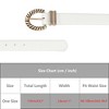 INSPIRE CHIC Women Gold Buckle Vintage 1.1" Width Classic Faux Leather Waist Belts 1Pc - 4 of 4